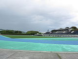 延岡市西階総合運動公園陸上競技場（西階公園）（2011年5月）