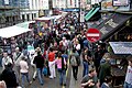 Portobello Road Market, eit av mange utandørs marknadar i byen.