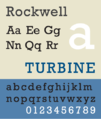 Rockwell字體