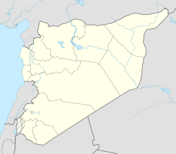 Hama trên bản đồ Syria