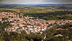 Skyline of Caunes-Minervois