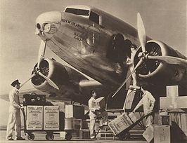 De gloednieuwe Douglas DC-1 City of Los Angeles in 1933