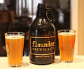 Image 42A growler of beer from Flounder Brewing, a nanobrewery in New Jersey, US (from Craft beer)