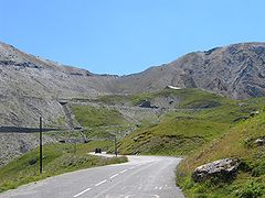 De sidste kilometer af vejen mod passet