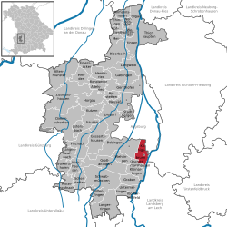 Königsbrunn – Mappa