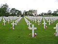 Facing southeast, toward the rear of the memorial