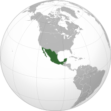 Location of Mexico