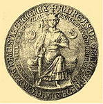 Pečat kralja Andrije II., hercega Hrvatske, Dalmacije i Huma (1197. – 1205.)