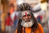 K3. An ascetic in Varanasi, Uttar Pradesh. (WP:Featured Picture)