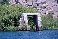 Bigeh island ruins in 2006 in the Old Aswan Dam reservoir.