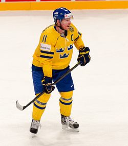 Alfredsson MM-kisoissa 2012.