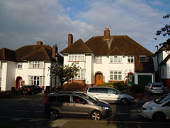 Semi-detached houses. Built 1938