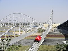 Formula Rossa à Ferrari World Abu Dhabi