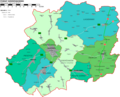 Mapa powiatu dzierżoniowskiego