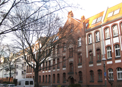 Historical facades along Räuschstraße