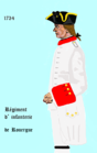 régiment de Rouergue de 1734 à 1762