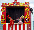 Tradiční britské maňáskové divadlo (Punch and Judy)