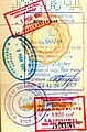 Cyprus: pre-EU visa and the passport stamps (1997)