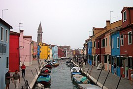 Canal in Burano