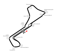 Tracé de la course