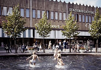 Bad i plaskdammen 1961