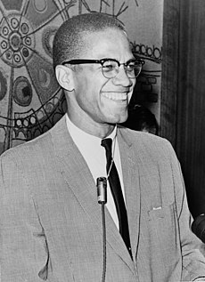 Malcolm X yn 1964.