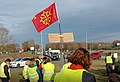 Demonstration de protesto in Montalbán (Occitania)