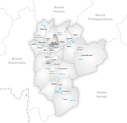 Brienz/Brinzauls – Mappa