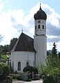 Die katholische Kirche in Kochel am See diente auch Wassily Kandinsky als Motiv