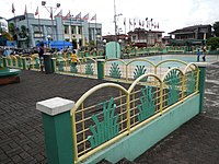 Plaza with Municipal Hall in background