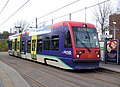 A Midland Metro tram