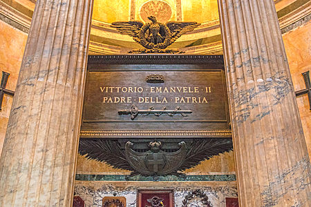 Tomb of King Victor Emmanuel II, "Father of the Country"