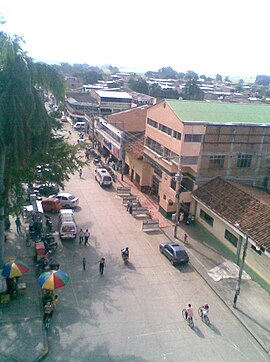 Park und Straße in Candelaria