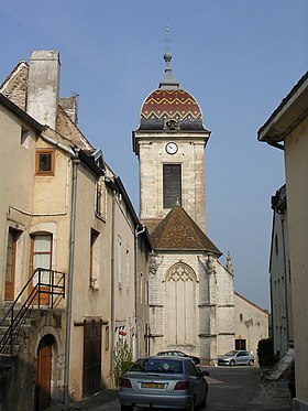 Photographie de l'église Saint-Hilaire de Pesmes (2009)