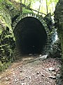 Slavošovský tunnel, freely accessible 2,4 km long, never finished railway tunnel; Now a tourist attraction