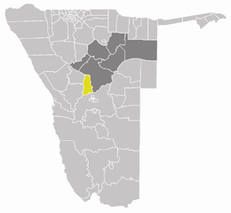 Okahandja – Localizzazione