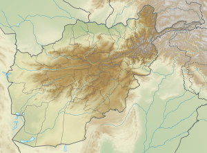 Cherta de localisazion: Afghanistan