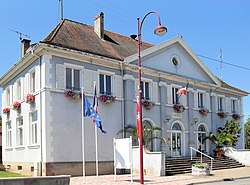 Skyline of Aspach-le-Bas