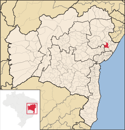 Municipal location in Bahia