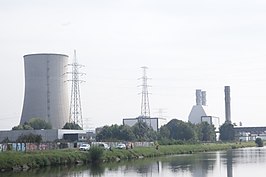 Zicht aan het kanaal Brussel-Charleroi