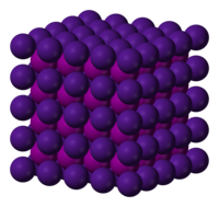 Kristalstructuur van cesiumjodide