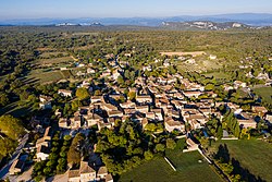 Skyline of Fons-sur-Lussan