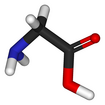 Modél 3D molekul glisin