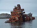 Wrack der Murmansk am 6. Januar 2002