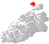 Kart som viser Smøla kommune.