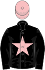 Black, Pink star, Pink cap