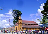 The church on the main plaza.