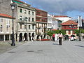 Soportais na Praza da Ferrería, Pontevedra.