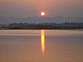 Sunset on Kaptai Lake