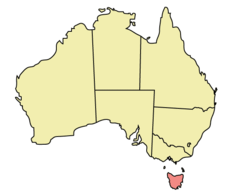 Mapa ning Australia kambe ning Tasmania makapasala